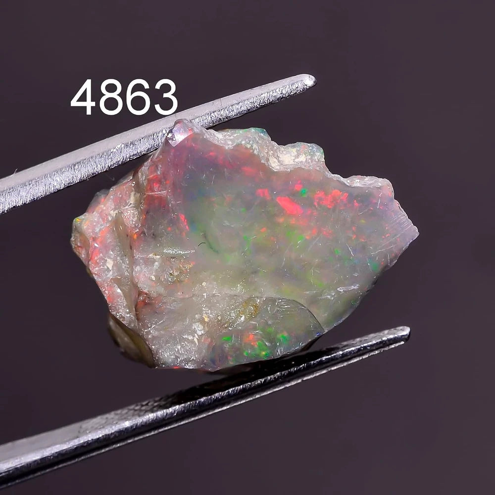 Natural Raw Black Ethiopian Opal Crystal