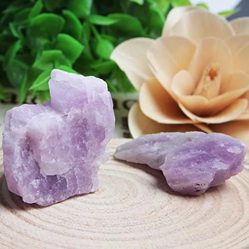 100g Natural Rough Kunzite Stone Crystal Specimen